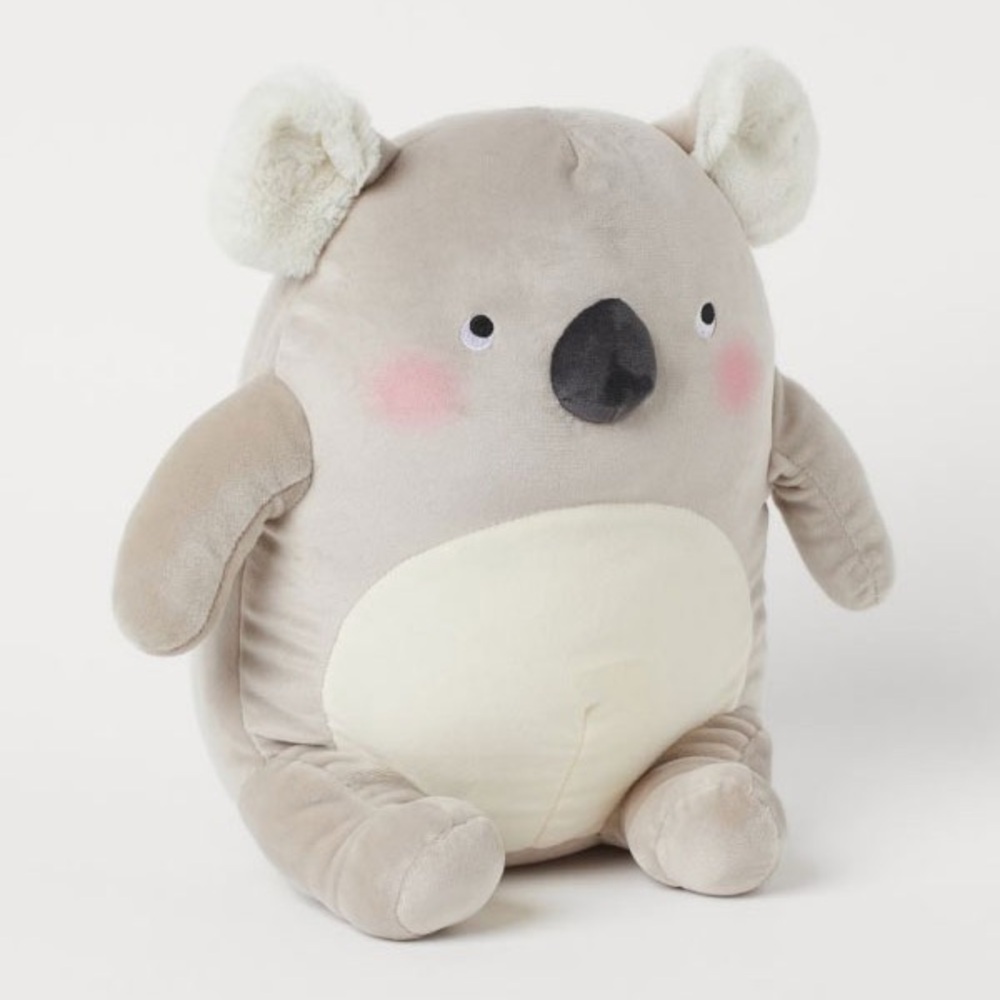 H&M home soft Koala stuffed animal toy baby toddler large nursery toddler pillow